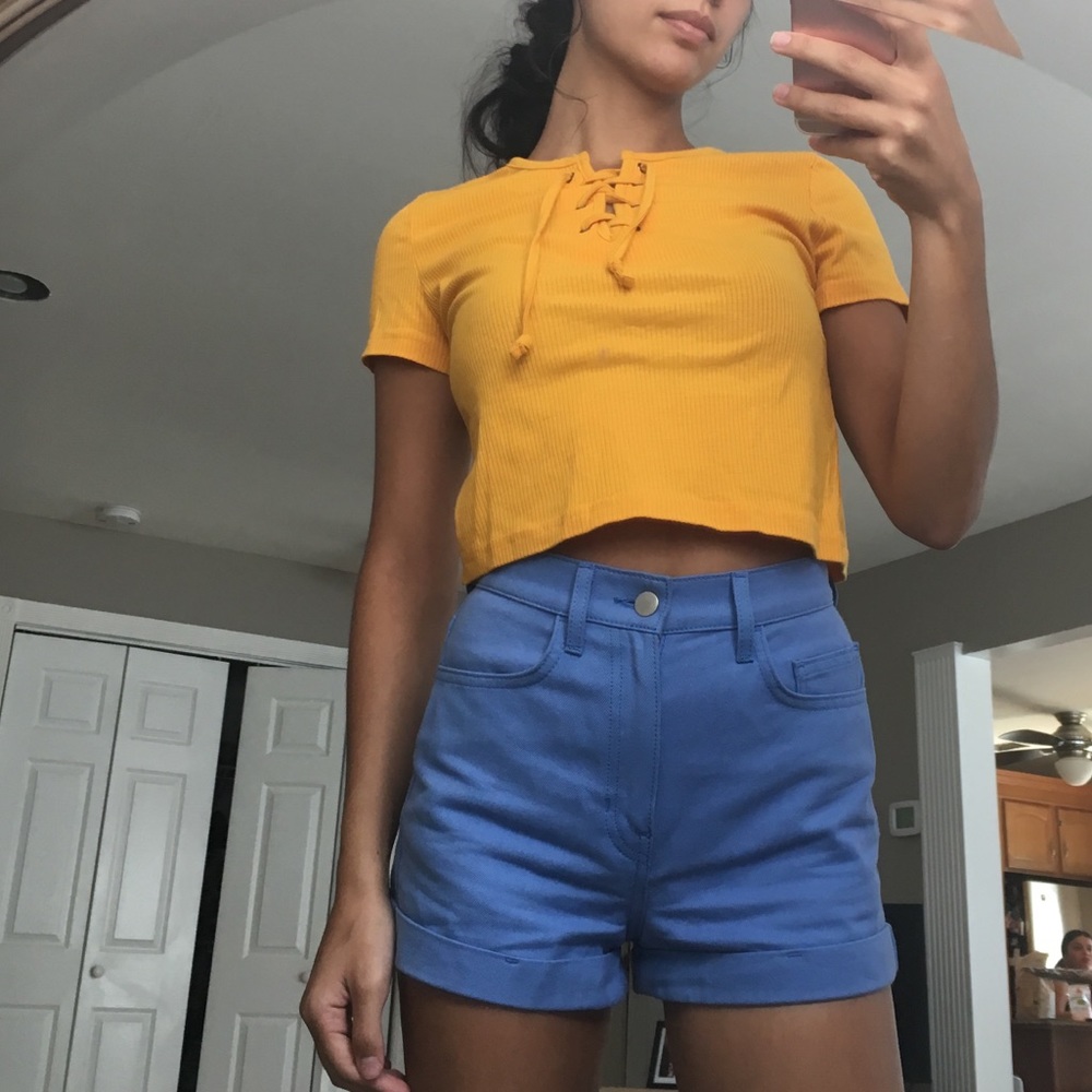 American Apparel High Waisted Shorts